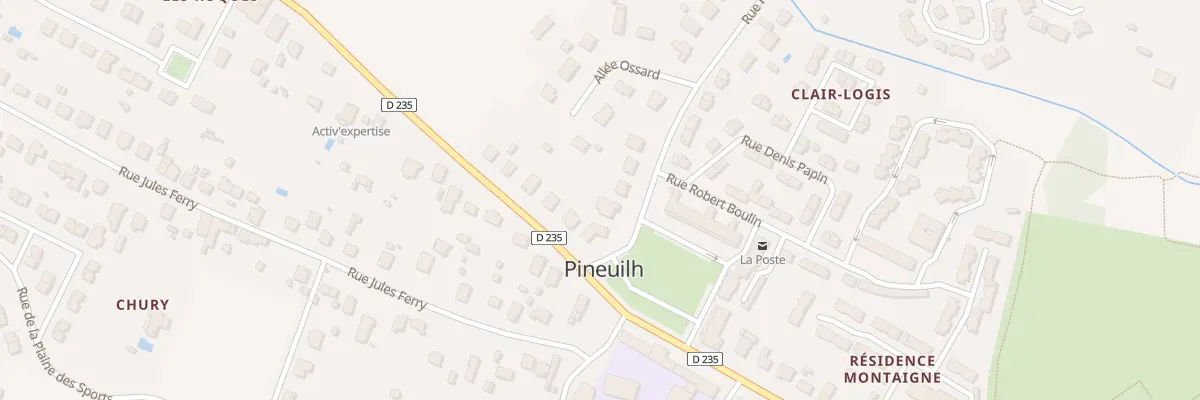 Plan du 37 Rue Roland Milon à Pineuilh