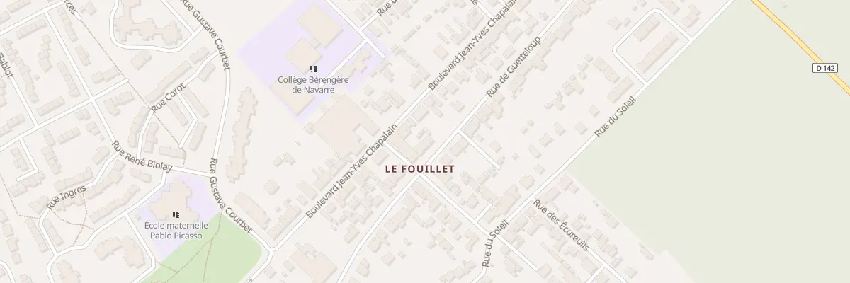 Plan du 121 Rue de Guetteloup au Mans