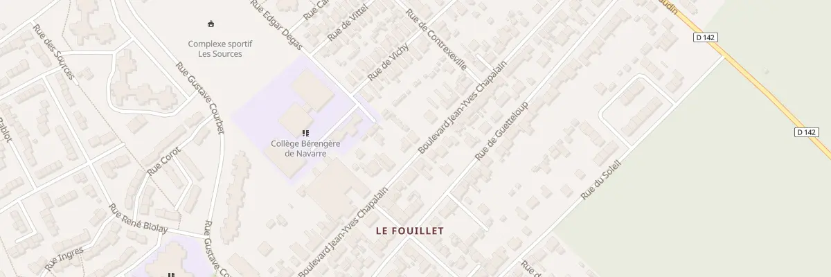 Plan du 81 Bd Jean-Yves Chapalain au Mans