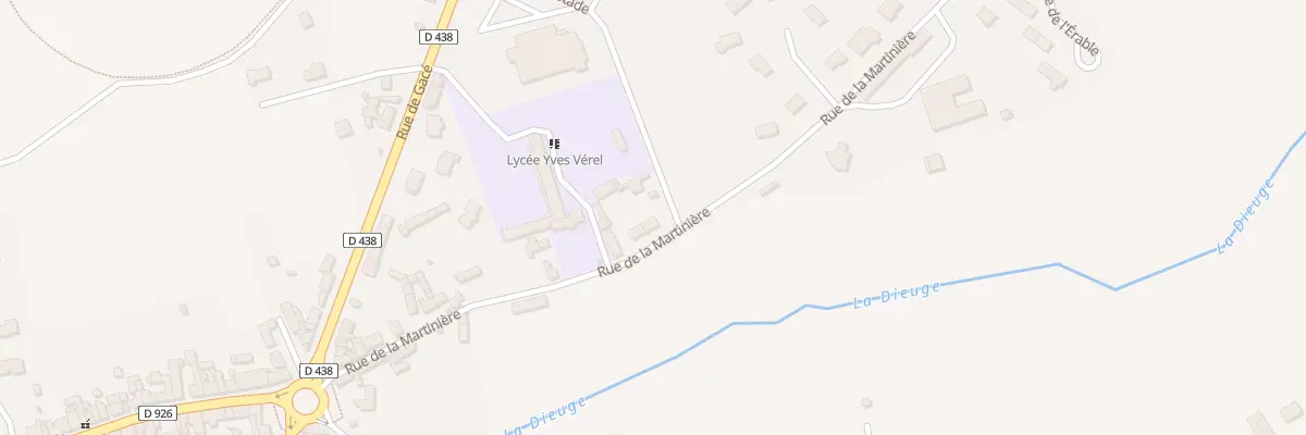 Plan du 28 Rue de la Martinière à Merlerault-le-Pin