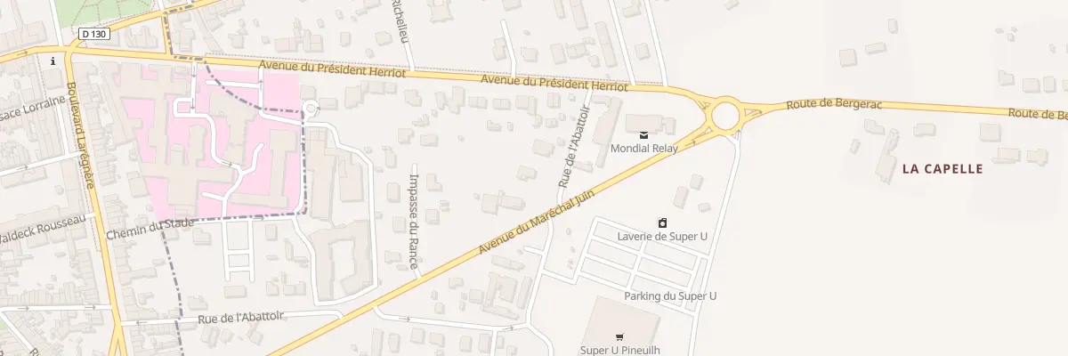 Plan du 28 Rue de l’Abattoir à Pineuilh