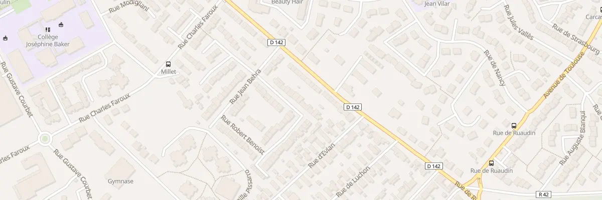 Plan du 21 Rue Sch Davis au Mans