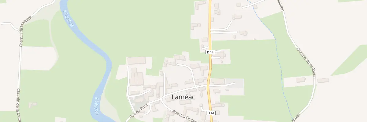 Plan du 4 Imp des Fruitiers à Laméac