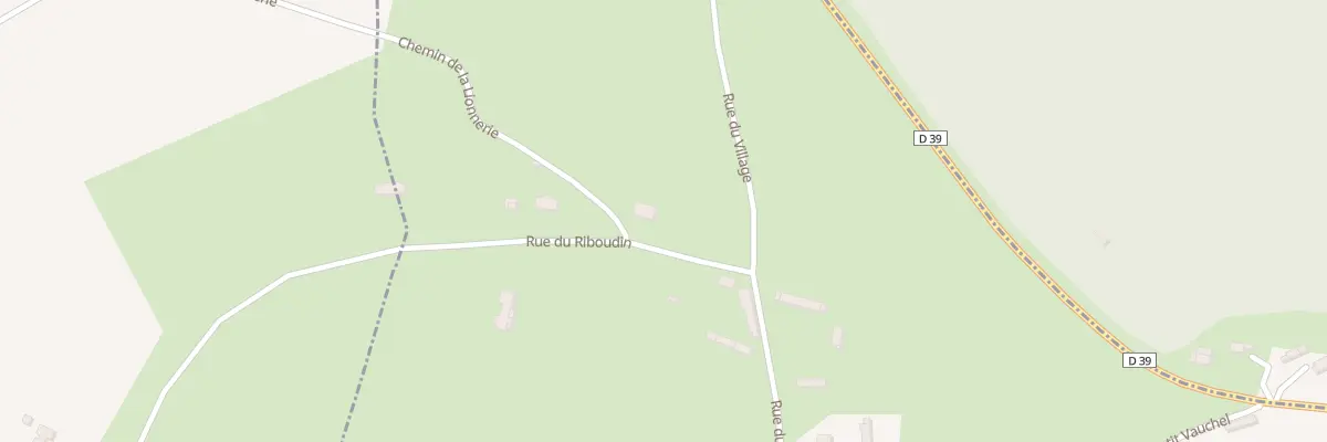 Plan du 38 Rue du Riboudin à Pierrefiques