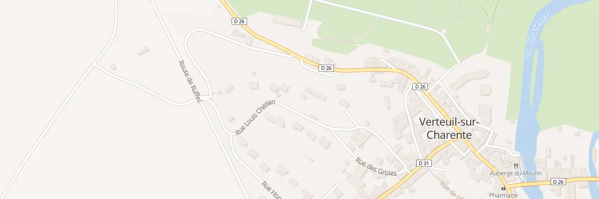 Plan du 5514 Rue Louis Chrétien à Verteuil-sur-Charente