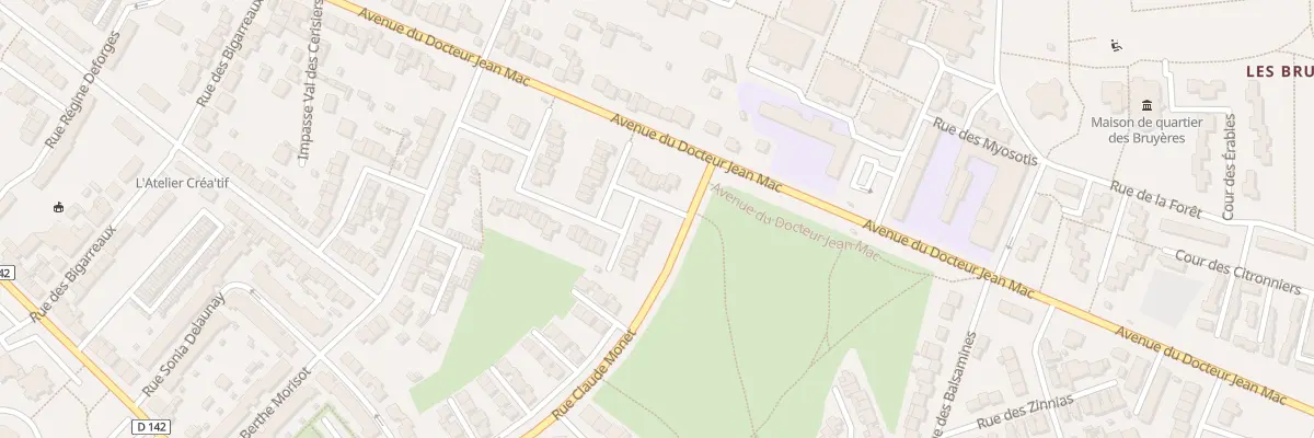 Plan du 50 Rue Nicolas Poussin au Mans