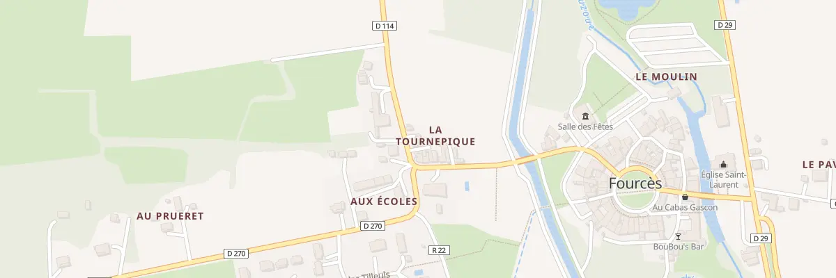 Plan du 5080 A la Tournepique à Fourcès