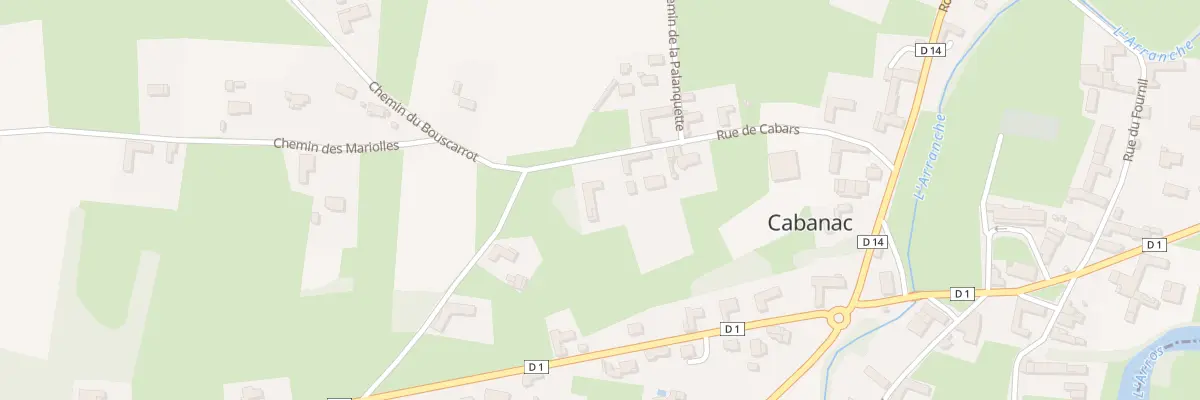 Plan du 10 Rue de Cabars à Cabanac