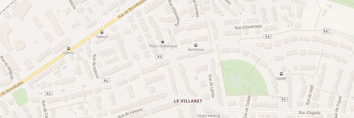 Plan du 94 Rue du Villaret au Mans