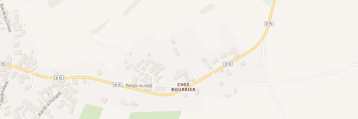 Plan du 25 Rue de la République à Aussac-Vadalle