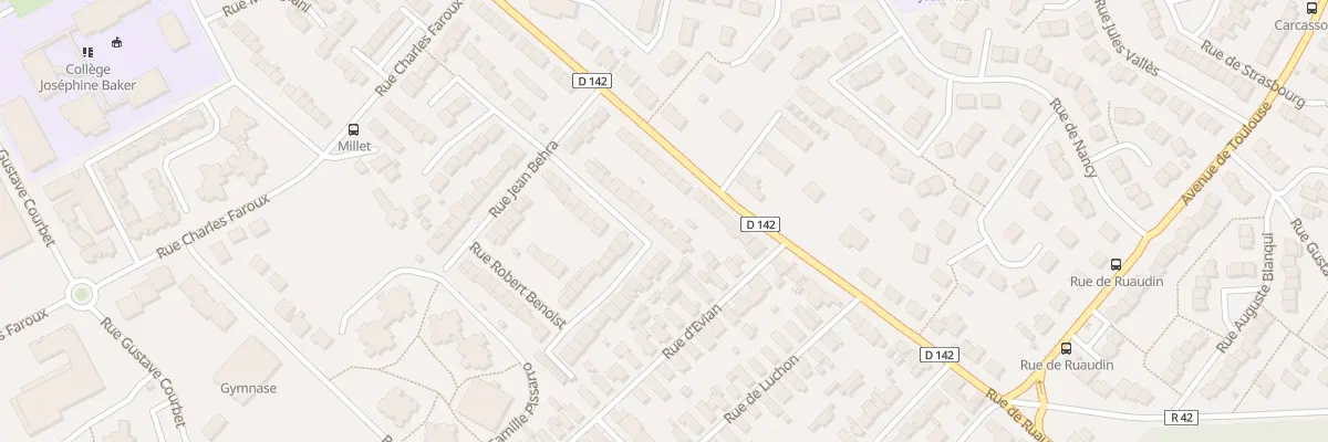 Plan du 25 Rue Sch Davis au Mans
