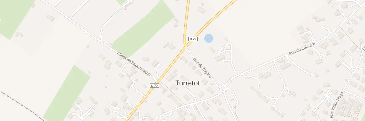 Plan du 2 Rue de l’Eglise à Turretot