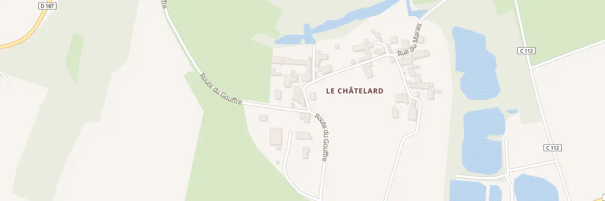 Plan du 2 Rte du Gouffre à Puyréaux