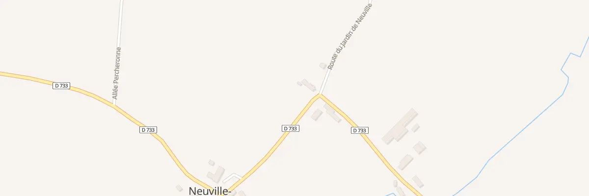 Plan du 733 Rte du Moulin de Neuville à Chailloué