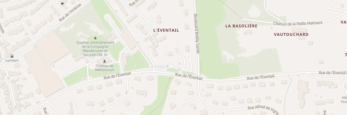 Plan du 223 Rue de l’Eventail au Mans