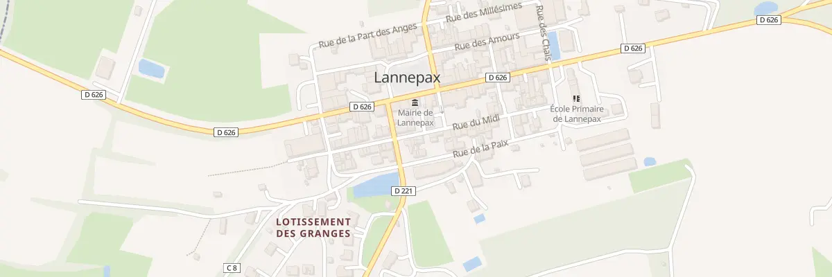 Plan du 22 Rue du Midi à Lannepax