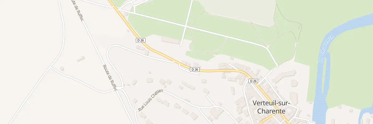 Plan du 16 Rue du Château à Verteuil-sur-Charente