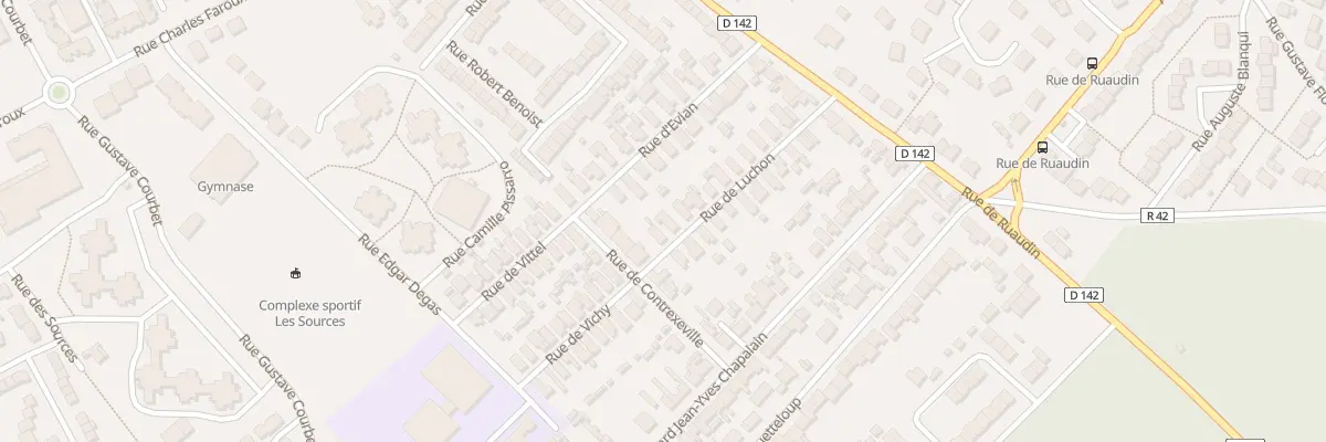 Plan du 22 Rue de Luchon au Mans