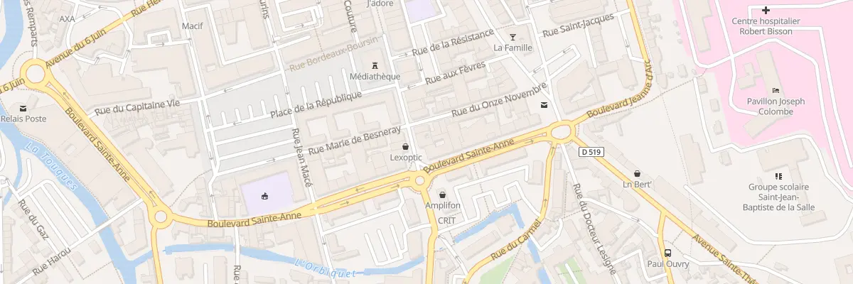 Plan du 57 Rue Pont Mortain à Lisieux