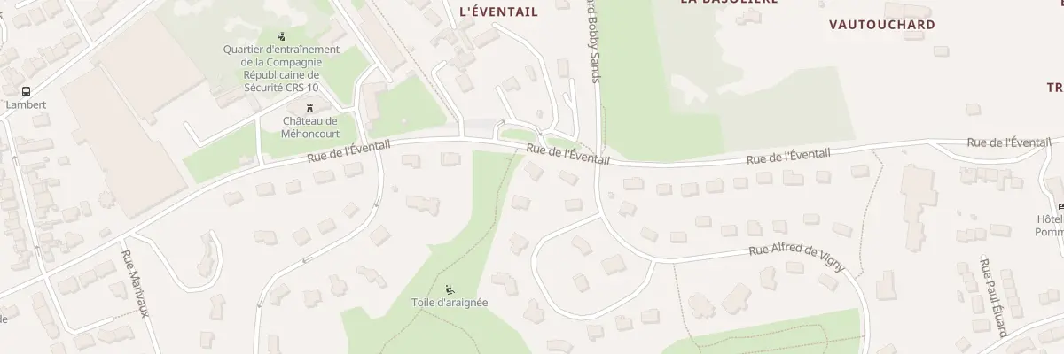 Plan du 254 Rue de l’Eventail au Mans