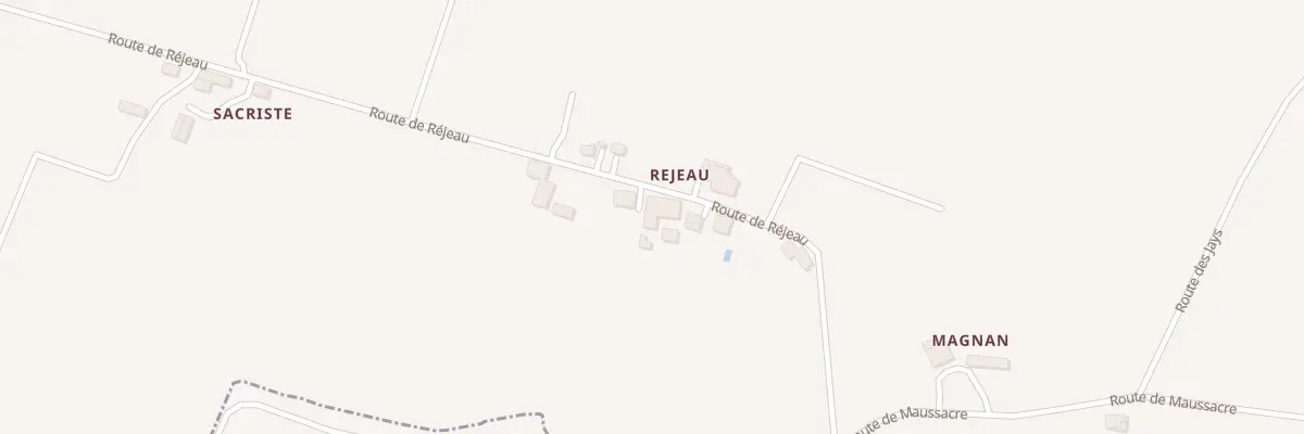 Plan du 201 Rejeau à Taillebourg