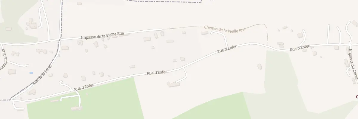 Plan du 421 Rue d’Enfer à Surville