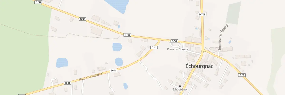 Plan du 41 La Bernade à Échourgnac
