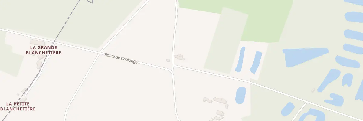 Plan du 40 Rte de Coulonge à Aubigné-Racan