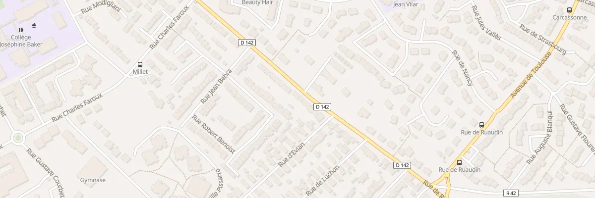 Plan du 318 Rue de Ruaudin au Mans