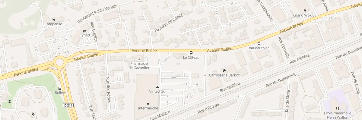 Plan du 272 Av Bollée au Mans
