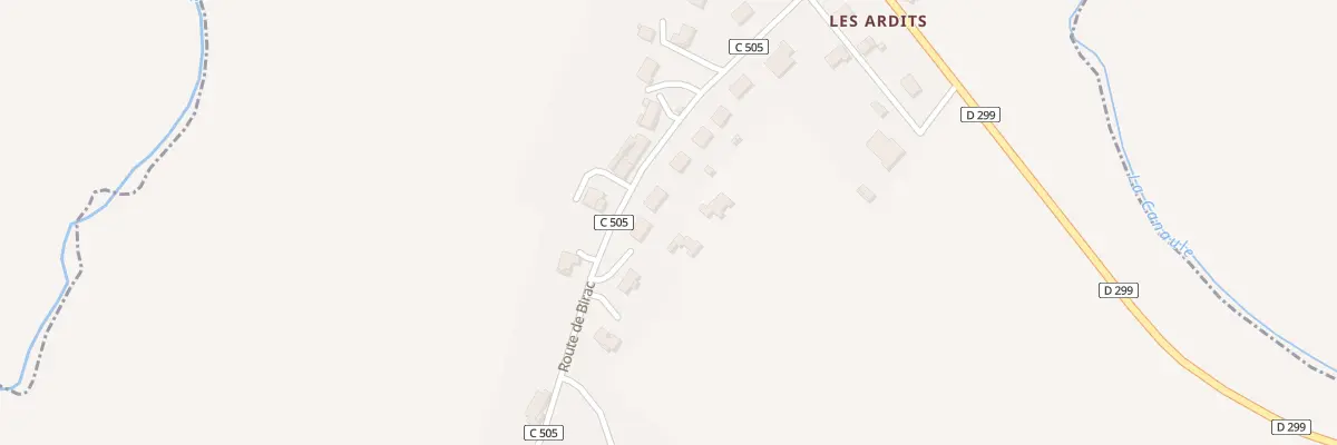 Plan du 48 Rte de Birac à Longueville