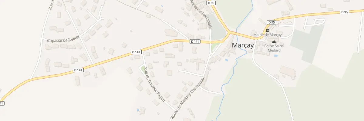 Plan du 2 Imp des Ludes à Marçay
