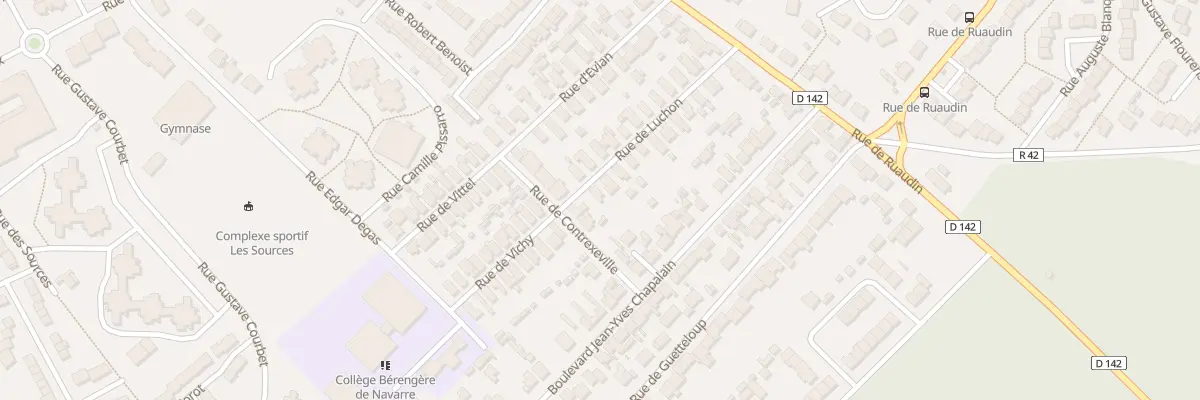 Plan du 23 Rue de Luchon au Mans