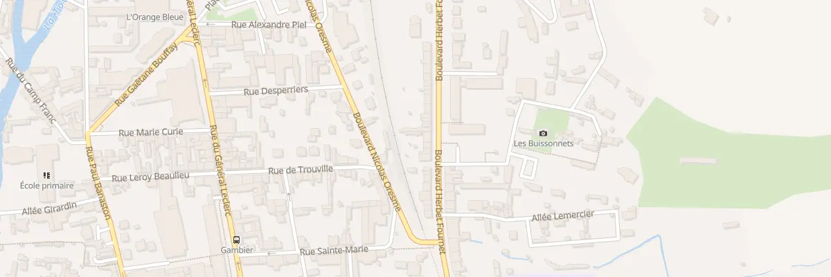 Plan du 37T Bd Herbet Fournet à Lisieux