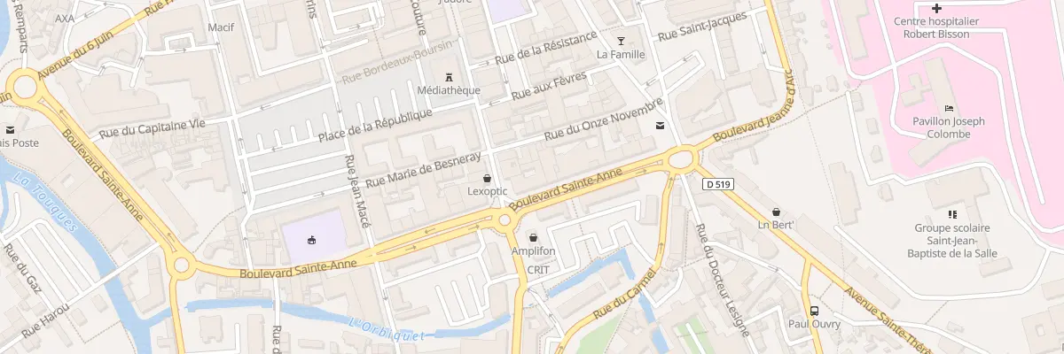 Plan du 24 Bd Sainte-Anne à Lisieux