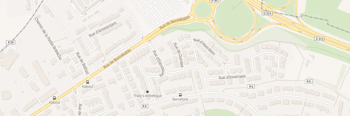 Plan du 16 Rue de Dundee au Mans