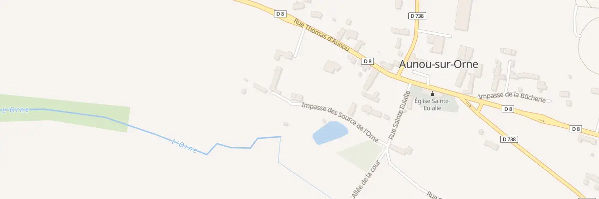 Plan du 156 Imp des Sources de l’Orne à Aunou-sur-Orne
