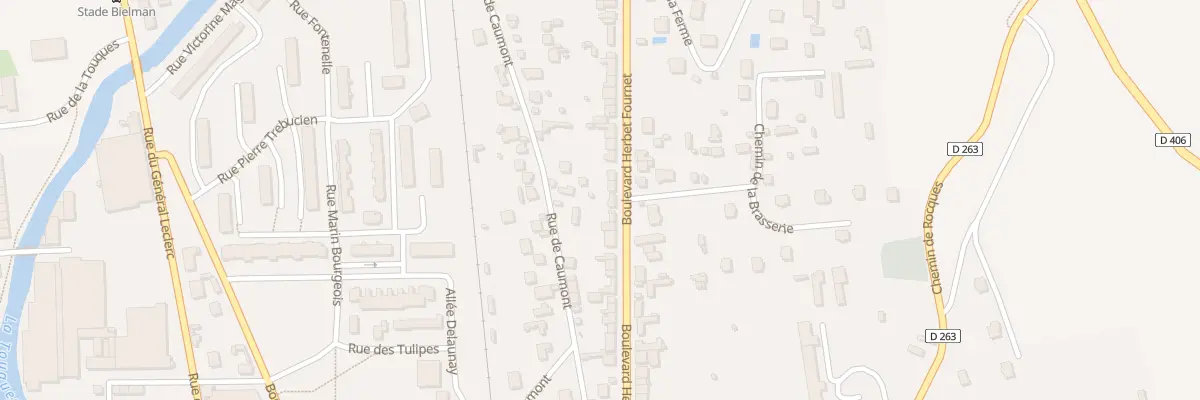 Plan du 105 Bd Herbet Fournet à Lisieux