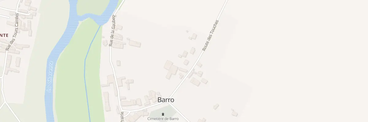 Plan du 5 Rte des Touches à Barro