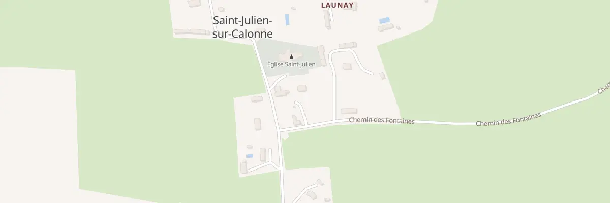 Plan du 33 Che des Fontaines à Saint-Julien-sur-Calonne