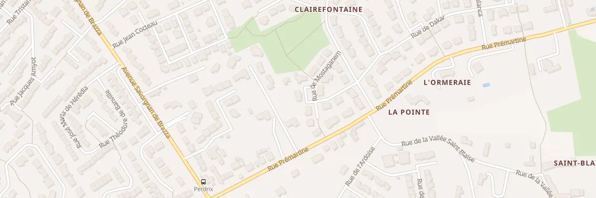 Plan du 16 Rue de Mostaganem au Mans