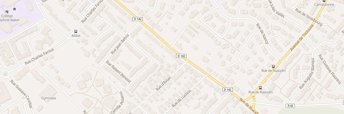 Plan du 324 Rue de Ruaudin au Mans
