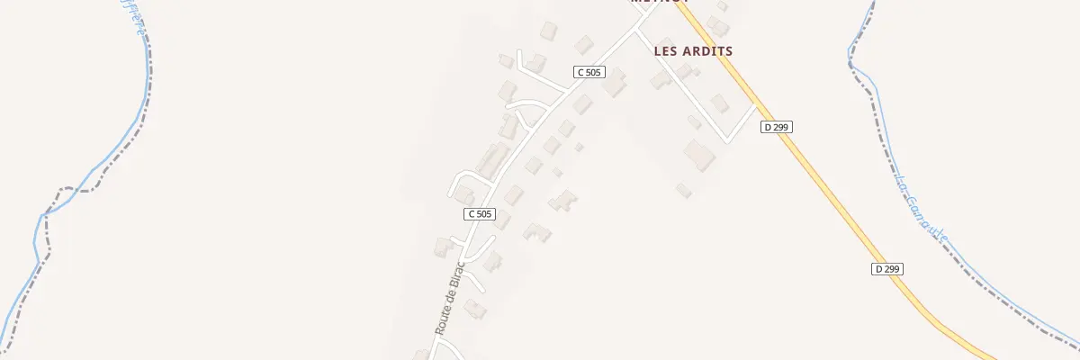 Plan du 54 Rte de Birac à Longueville