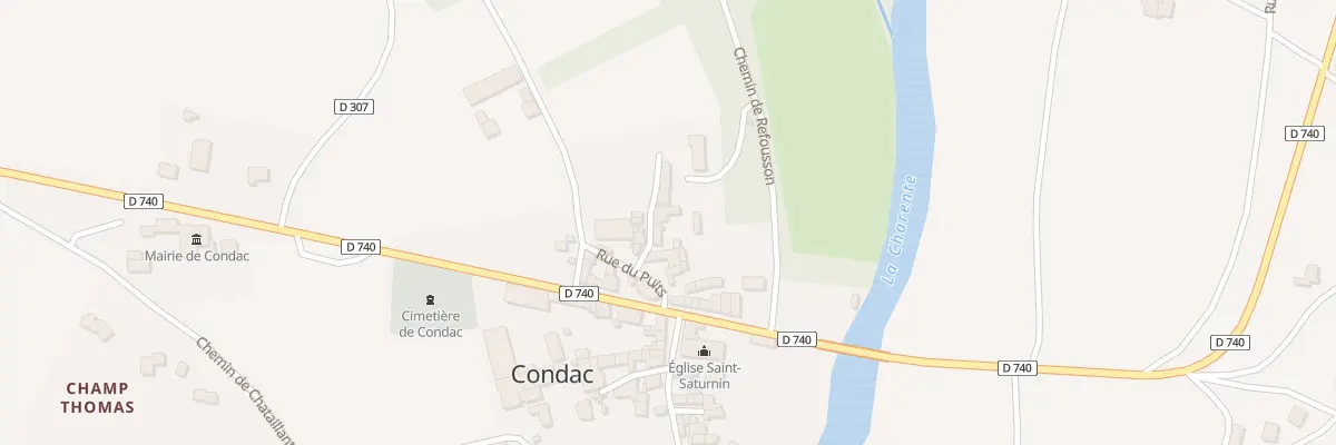 Plan du 6 Imp du Mimosa à Condac