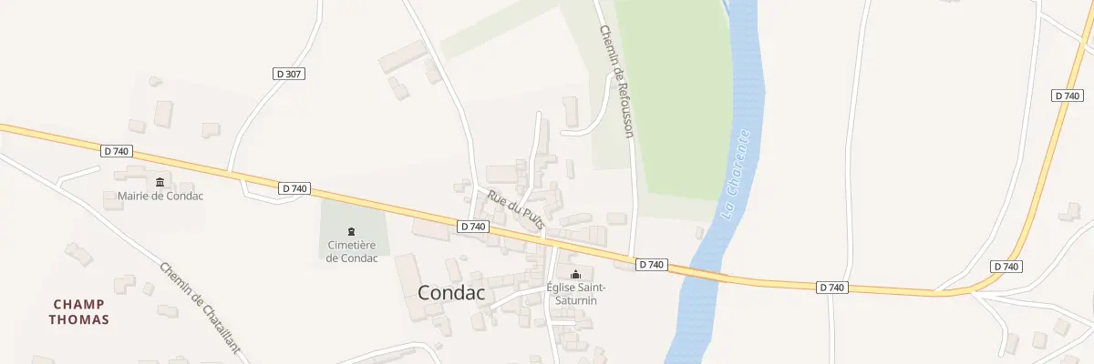 Plan du 4 Imp du Mimosa à Condac
