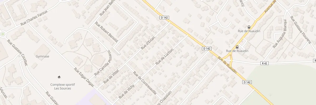 Plan du 14 Rue de Luchon au Mans