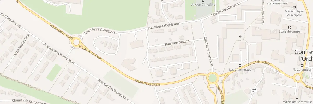 Plan du 4 Rue Jean Moulin à Gonfreville-l’Orcher
