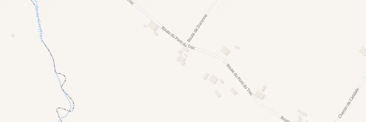 Plan du 15 Rte du Pont du Trec à Birac-sur-Trec