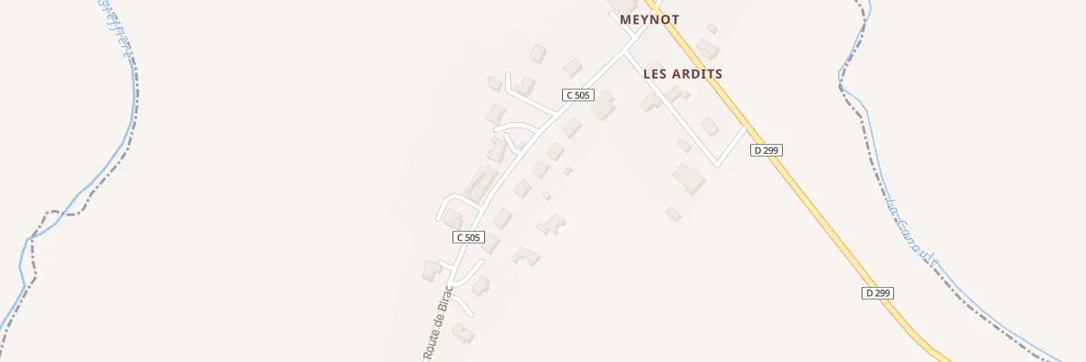 Plan du 9997 Les Ardits à Longueville
