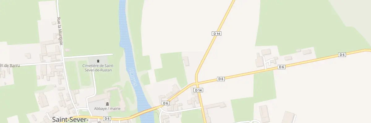 Plan du 7 Rue du Portail Davant à Saint-Sever-de-Rustan